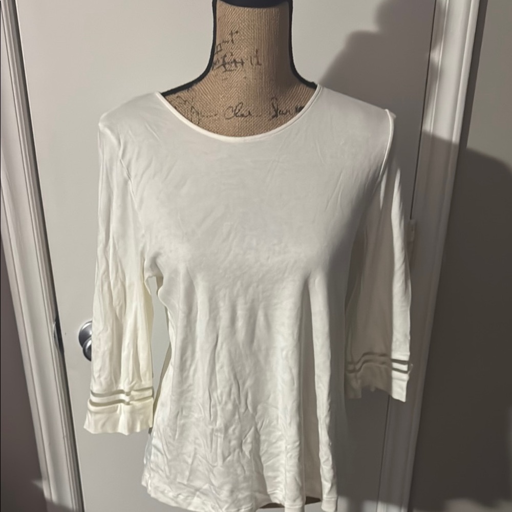 HANRO size small Cream Women's Top